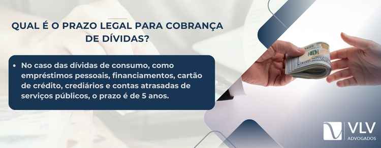 prazo para cobrança de dívidas 