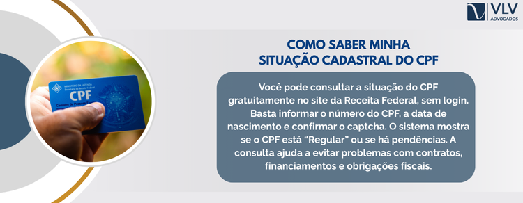 imagem explicativa - como saber minha situação cadastral do CPF