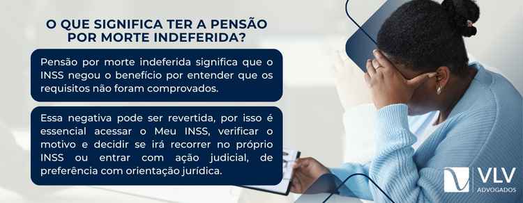explicação da pensão por morte indeferida