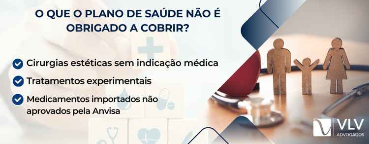 o que o plano de saúde não é obrigado a cobrir