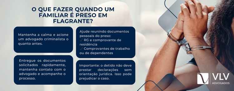 o que fazer quando um familiar é preso em flagrante