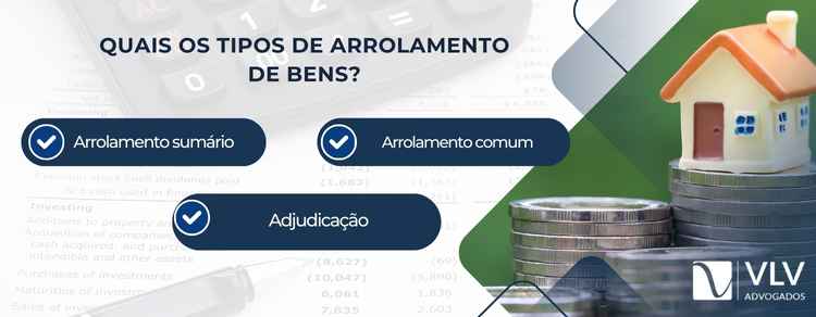 tipos de arrolamento de bens