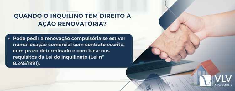 direito à ação renovatória 