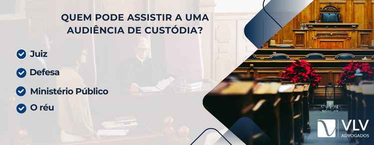 pessoas que assistem à audiência de custódia