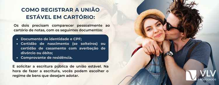 passo a passo pra registrar união estável em cartório