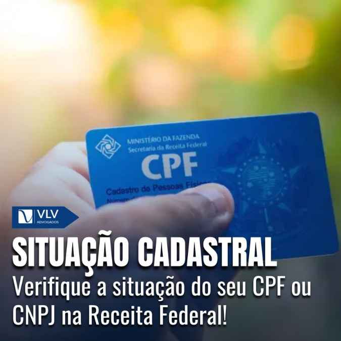 Blog 13 imagem de cartão CPF, representando consulta à situação cadastral