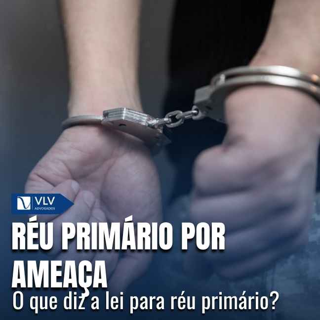 Réu primário por ameaça (art. 147 do CP)
