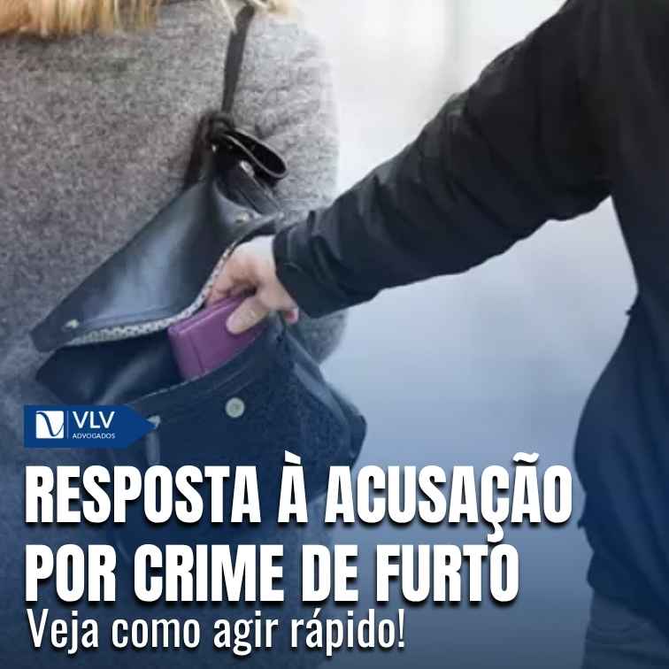 Resposta à acusação por crime de furto