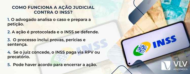funcionamento da ação judicial contra o INSS