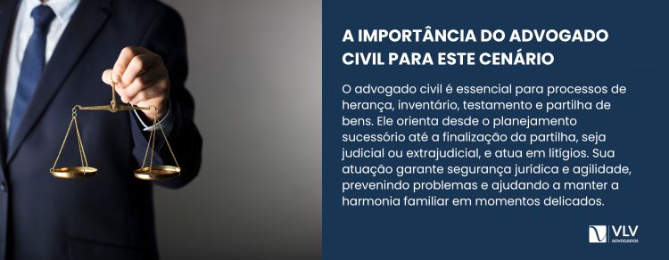 Um advogado civil pode me ajudar com herança?