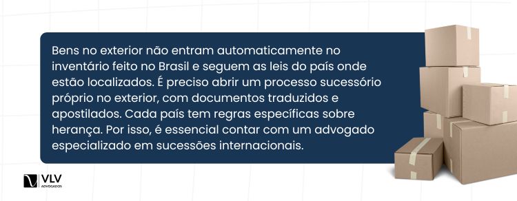 funcionamento da paritlha de bens no exterior