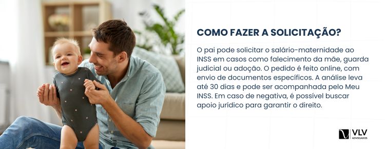 Como o pai deve solicitar o salário-maternidade no INSS?