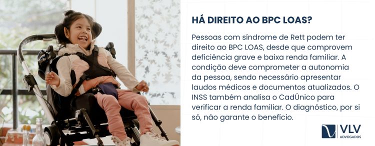 Quem tem síndrome de Rett tem direito ao BPC LOAS?