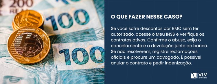 O que fazer se identificar a RMC sem autorização?