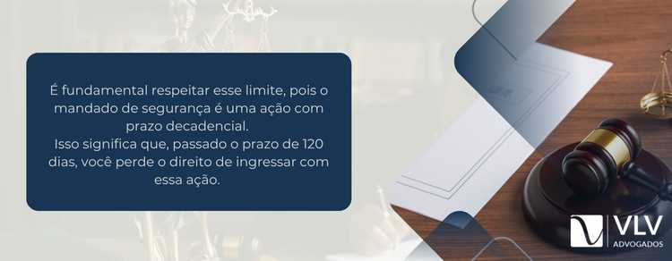Qual o prazo para impetrar mandado de segurança contra o INSS?