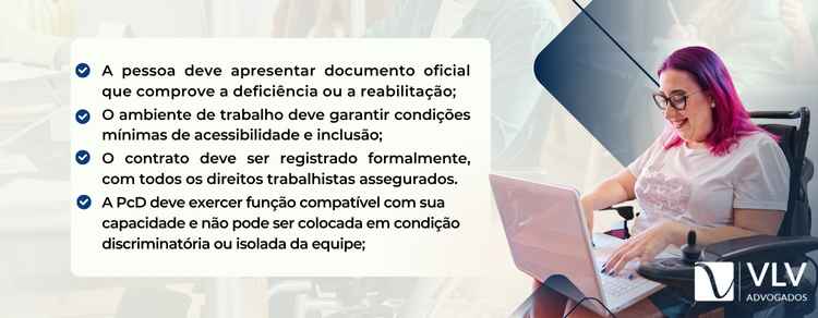 regras para contratação de PcD