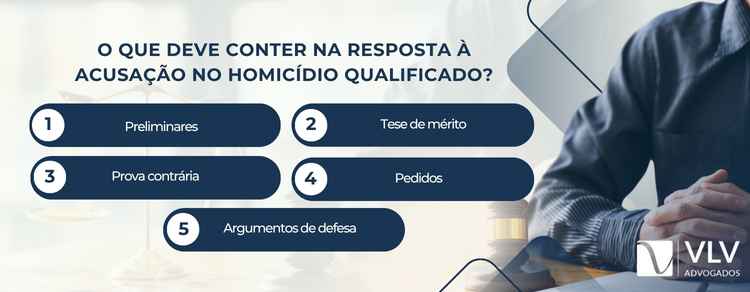 argumentos na resposta à acusação no homicídio qualificado
