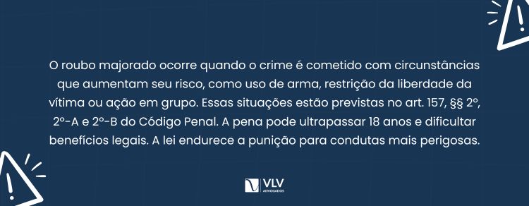 significado de roubo majorado