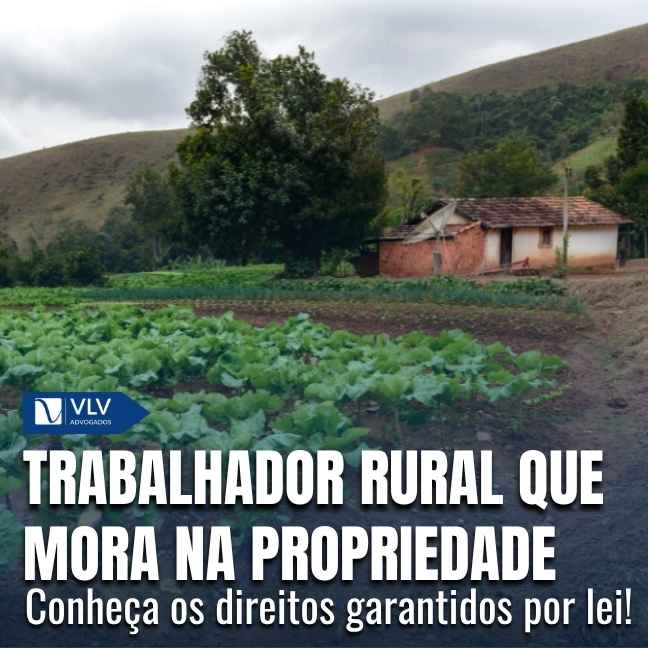Direitos do trabalhador rural que mora na propriedade