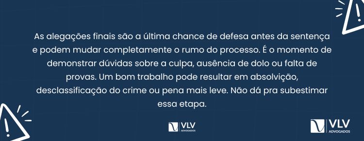 as alegações finais podem evitar a condenação por violência doméstica