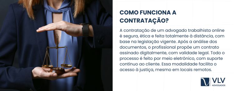 Como funciona a contratação de advogado trabalhista online?
