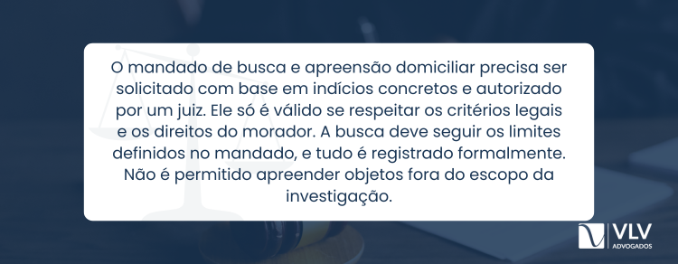 Como funciona o mandado de busca e apreensão domiciliar?