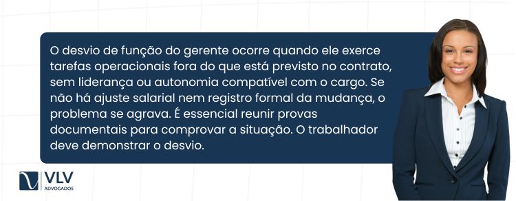 Como saber se o gerente está em desvio de função?