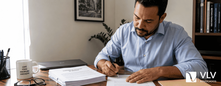 Contrato de prestação de serviço: guia completo para quem contrata e para quem presta 1 Imagem representando contrato de prestação de serviço.