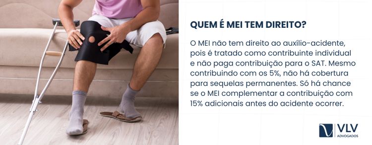 Quem é MEI tem direito a auxílio-acidente?