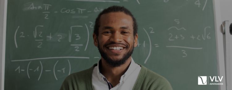 Imagem representando direitos trabalhistas do professor.