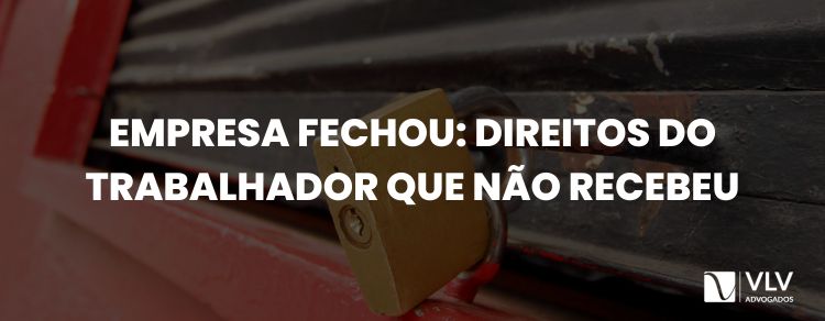imagem representando que a empresa fechou