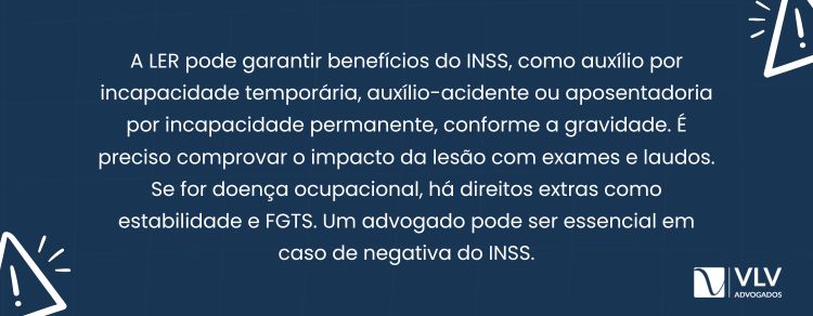 A lesão por esforço repetitivo dá direito a benefícios do INSS?