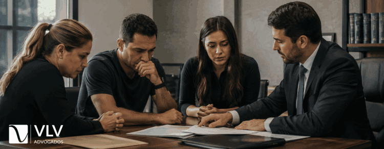 Formação de quadrilha: o que é e quais as penas? 2 acusados de formação de quadrilha falando com advogado