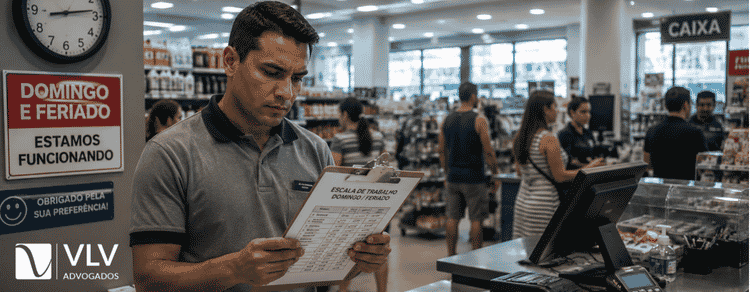 Trabalho aos domingos e feriados: regras, direitos e limites 1 Imagem representando jornada de trabalho aos domingos e feriados.