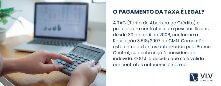 A taxa de abertura de crédito é legal no Brasil?