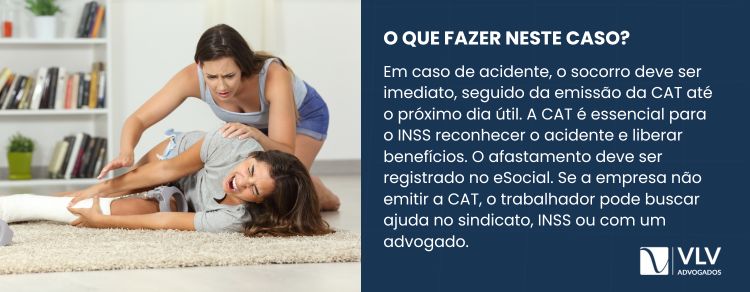 O que fazer em caso de acidente de trabalho doméstico?