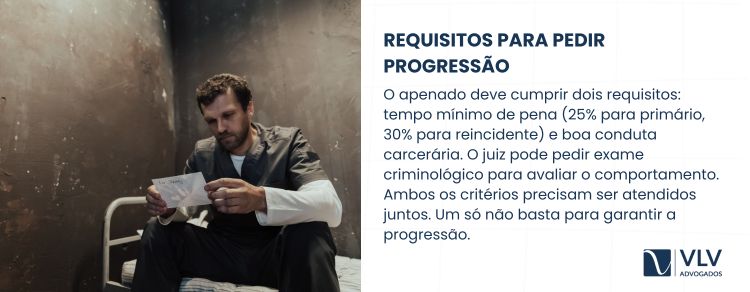Quais são os requisitos para pedir progressão de regime no roubo?