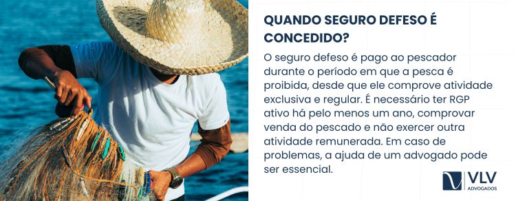 Quando o pescador consegue o seguro defeso?