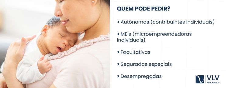 Quem pode pedir salário-maternidade com uma contribuição?
