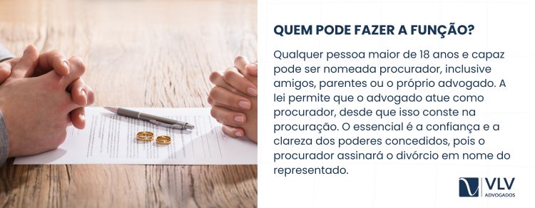 Qualquer pessoa maior de 18 anos e capaz pode ser nomeada como procuradora legalmente.
