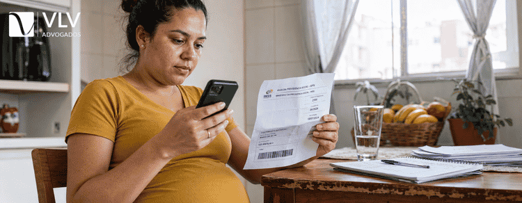 imagem representando salário-maternidade com uma única contribuição