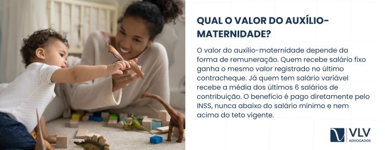 Qual o valor do auxílio-maternidade para empregada doméstica?