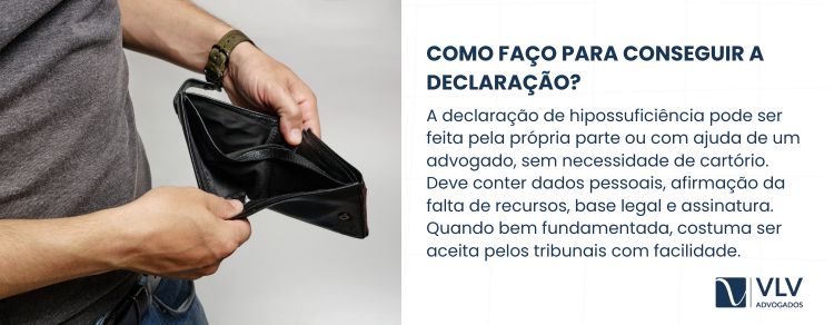 Você pode fazer a declaração sozinho ou usar um modelo pronto do advogado ou da internet.
