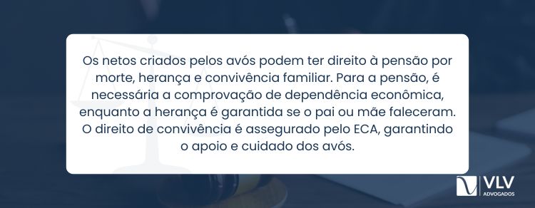 Netos criados pelos avós podem ter direitos