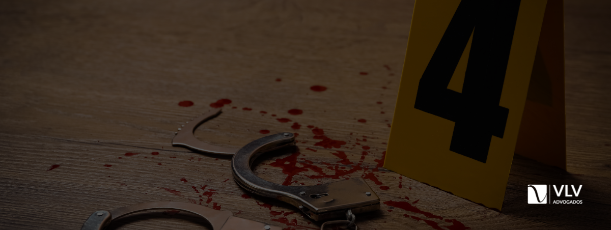 Imagem representando materialidade de um crime.