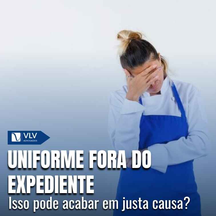 Justa causa por uso do uniforme em local impróprio