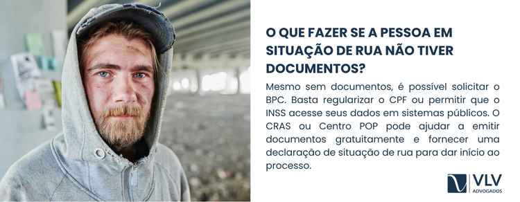imagem explicativa sobre o que fazer se a pessoa em situação de rua não tiver documentos.