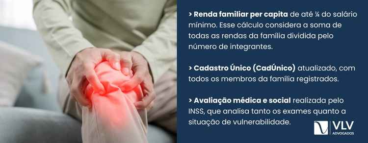 Imagem explicativa sobre quem tem artrose tem direito ao BPC LOAS.