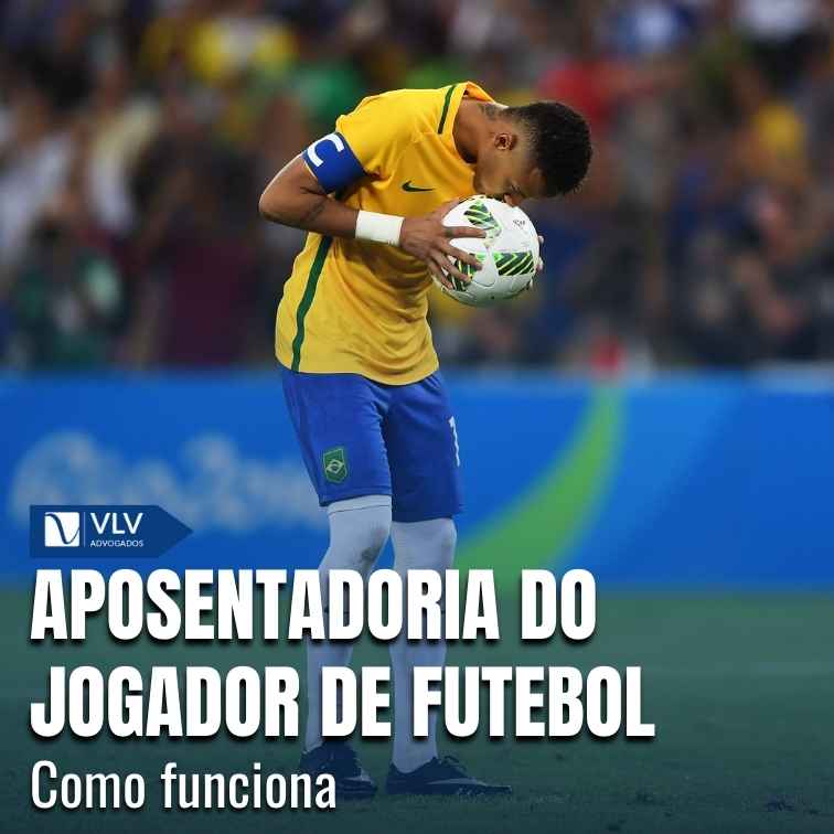 Aposentadoria do jogador de futebol.