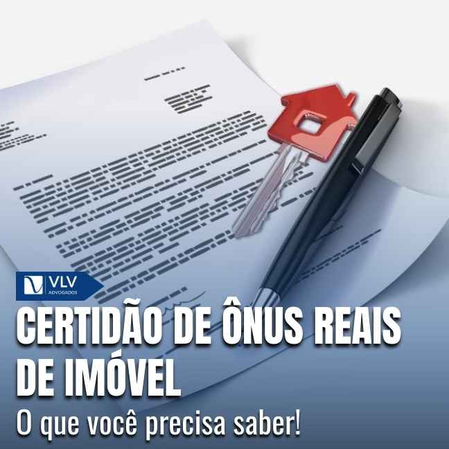 Certidão de ônus reais de imóvel.